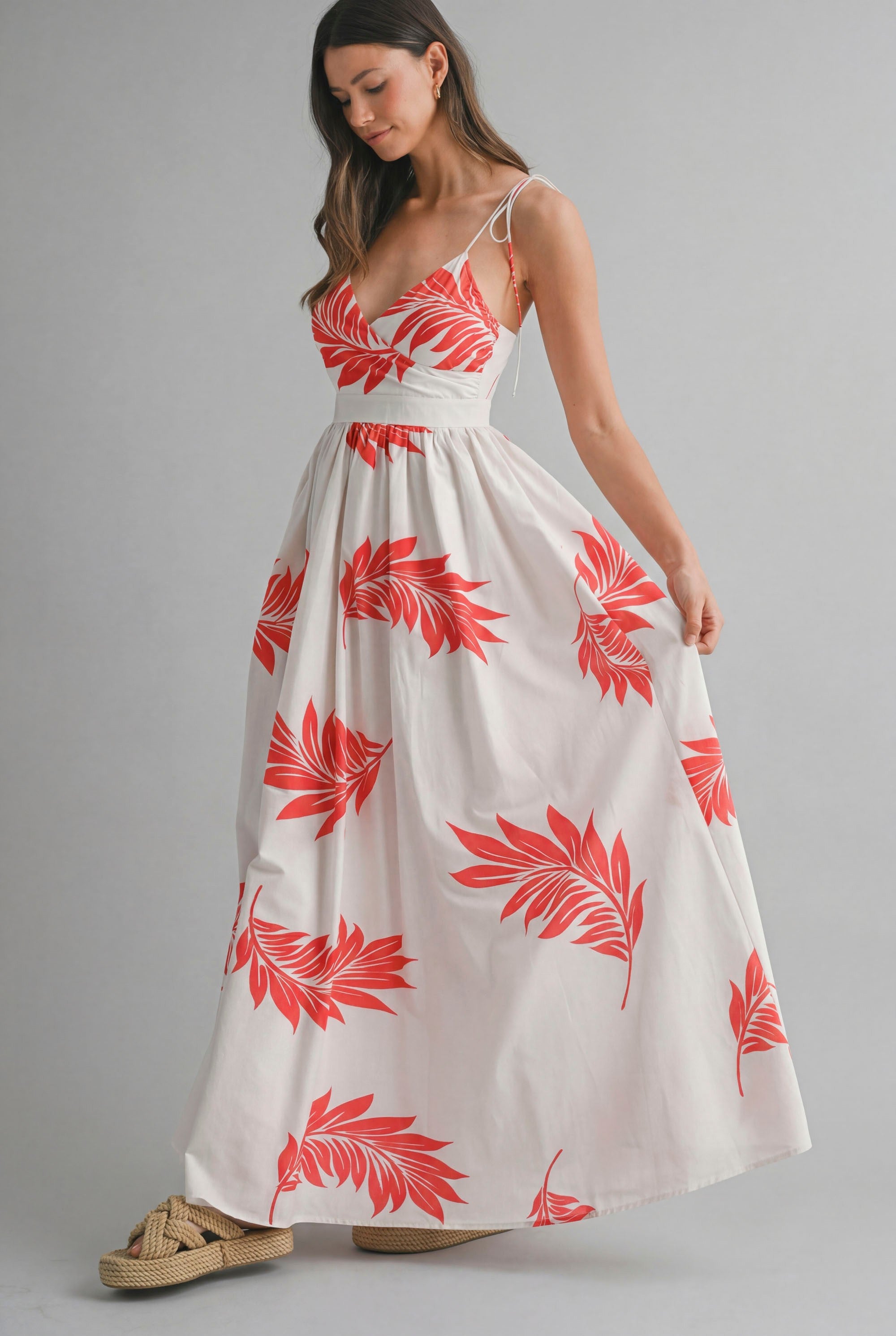 Tropical Print Maxi Dress FINAL SALE