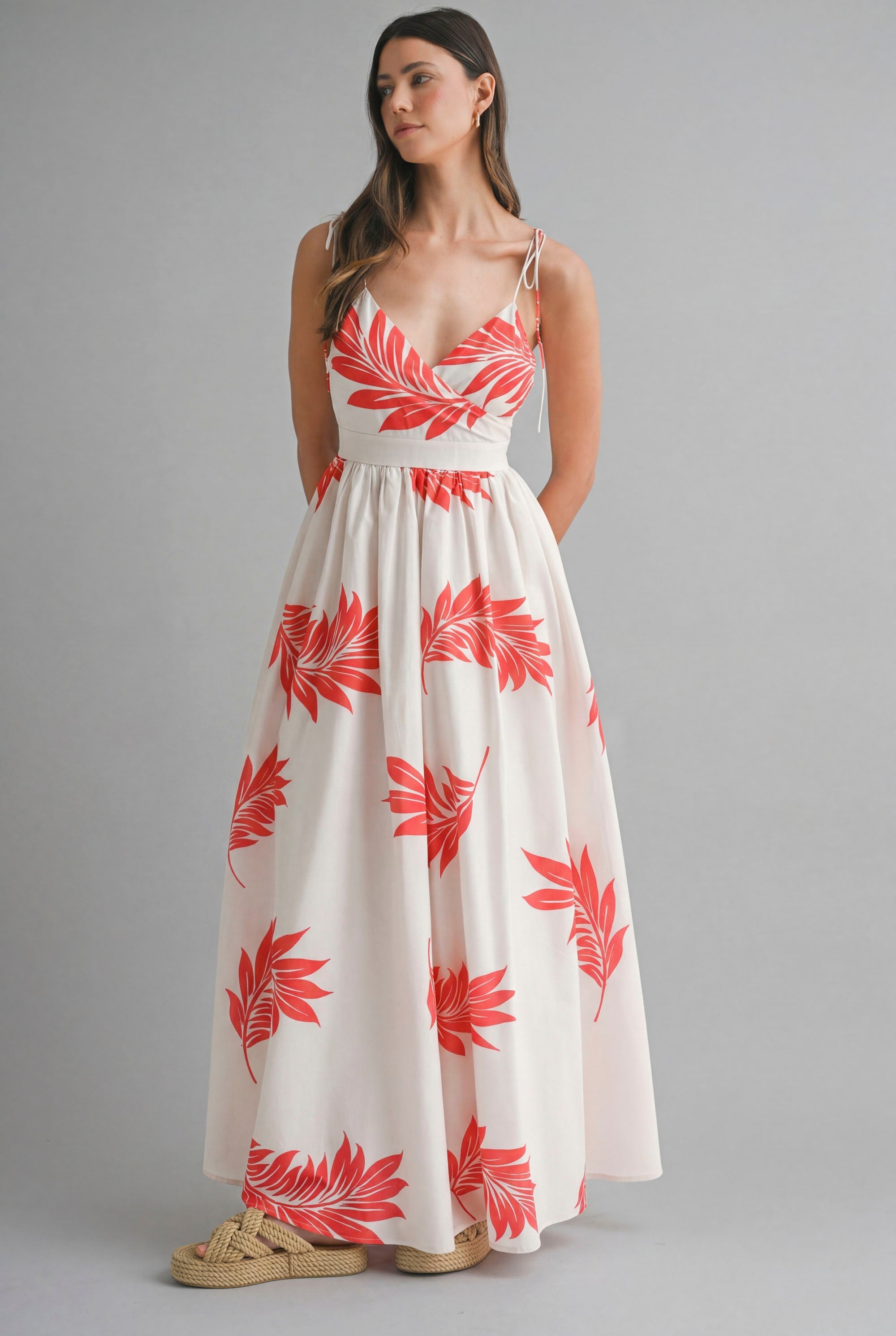 Tropical Print Maxi Dress FINAL SALE
