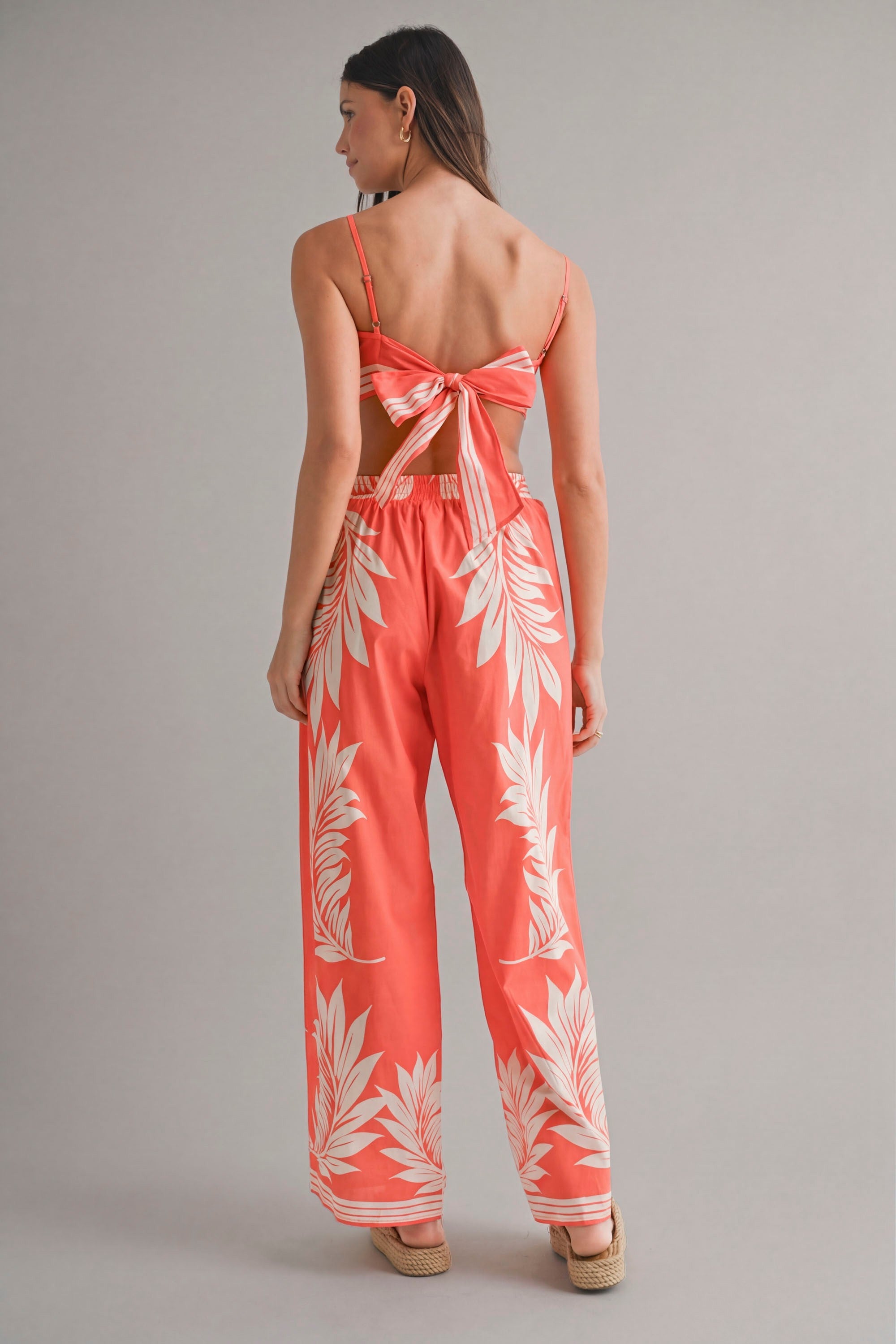 The Isle Life Two Piece Scarf Top and Pant Set FINAL SALE