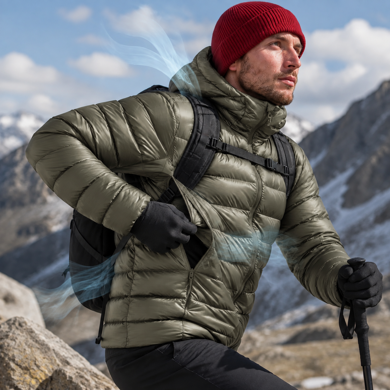 Living Lof Men's Adaptive Modular Down Jacket