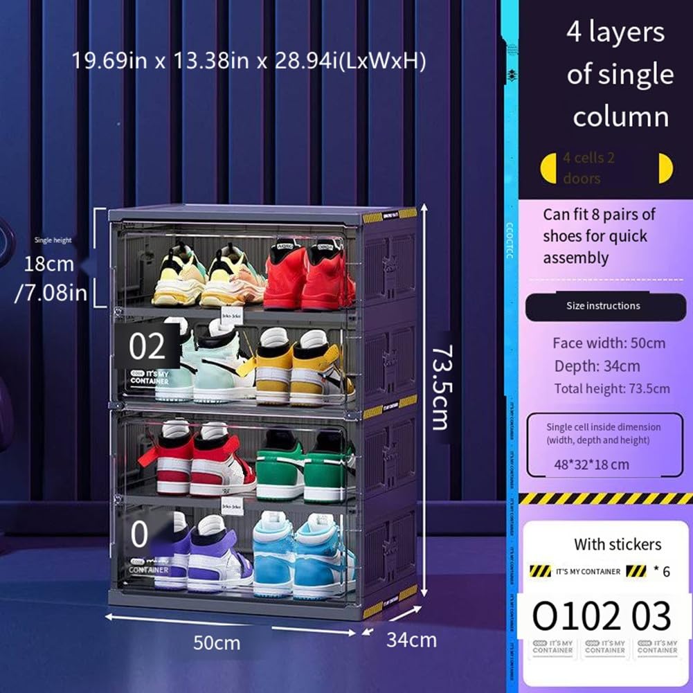 🥾Black Portable Shoe Dust-Free Organizer💖