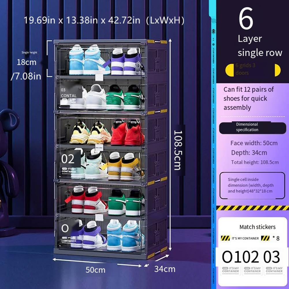 🥾Black Portable Shoe Dust-Free Organizer💖