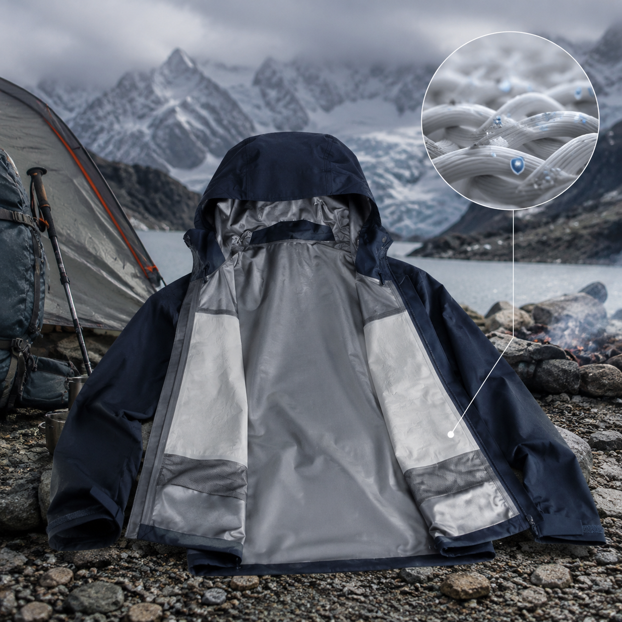 Antibacterial odor-control inner lining