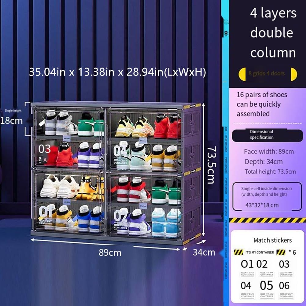 🥾Black Portable Shoe Dust-Free Organizer💖