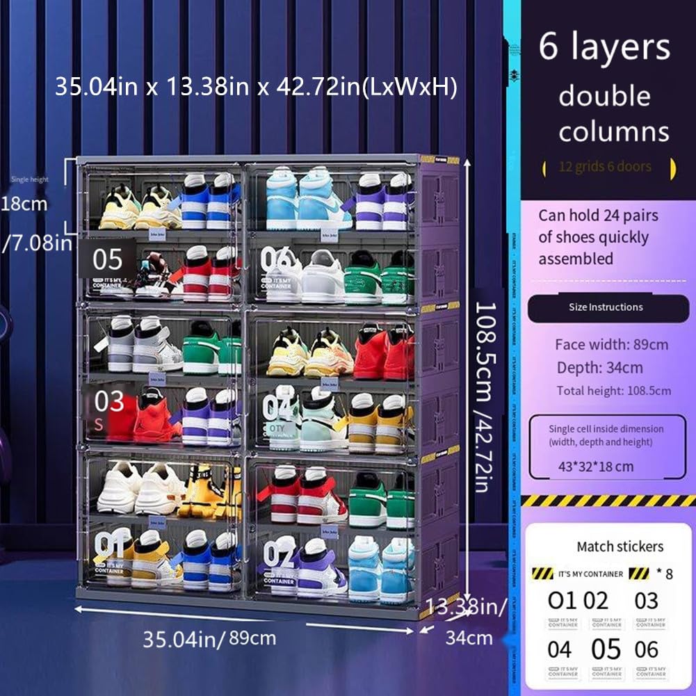 🥾Black Portable Shoe Dust-Free Organizer💖