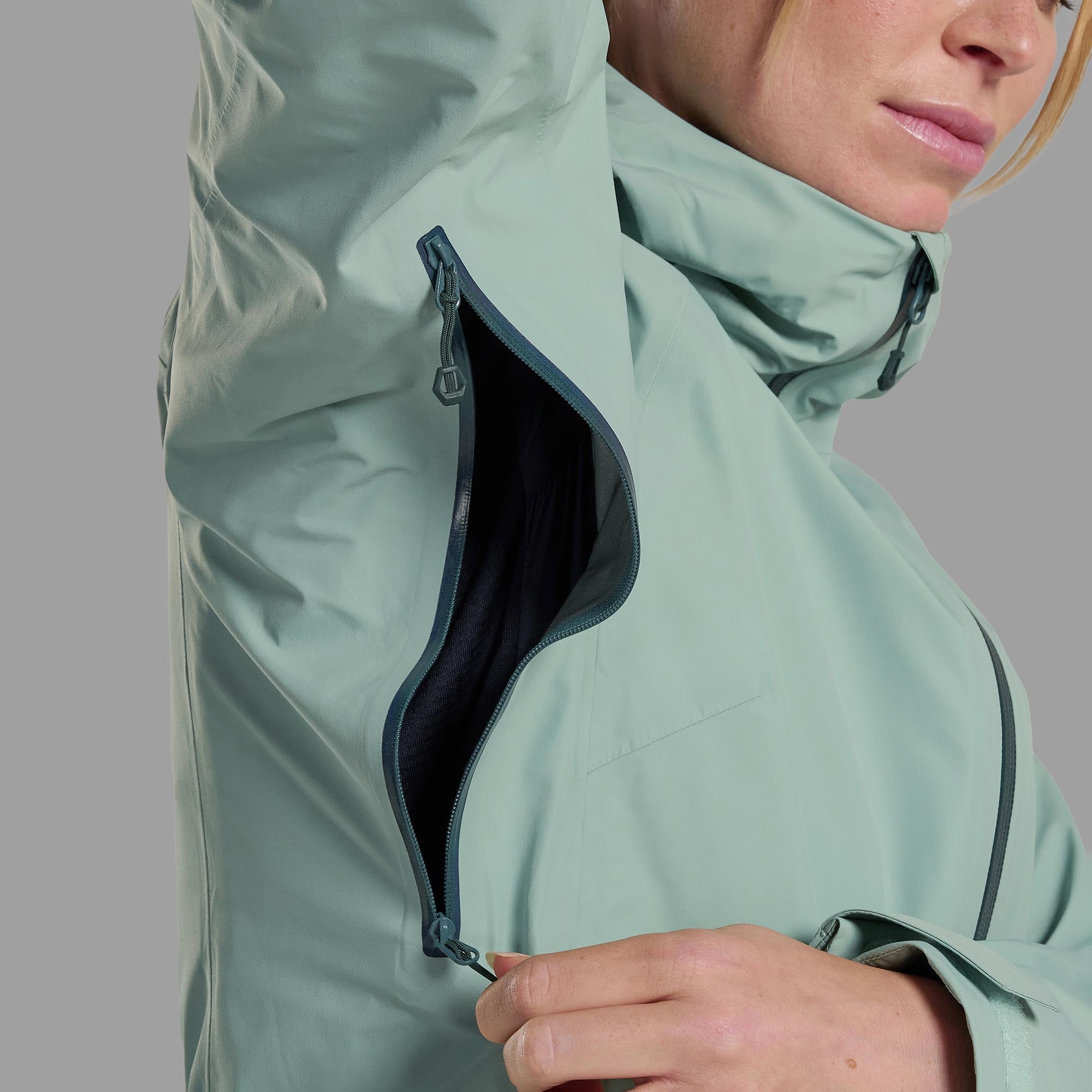 Women's smart jacket in Pale Sage — product view 7
