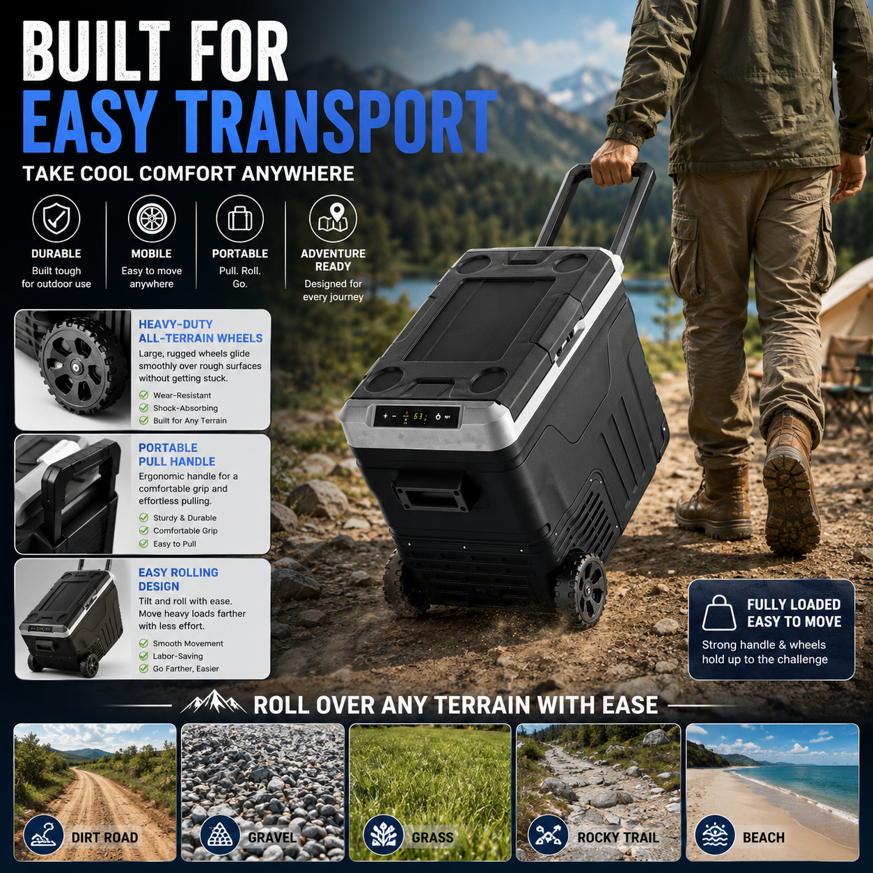 Euhomy portable car refrigerator product image 3