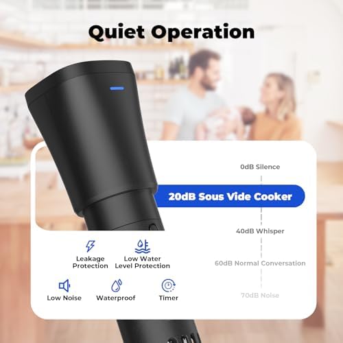 Sous Vide Machine Cooker 1000W Immersion Circulator with Delay Start