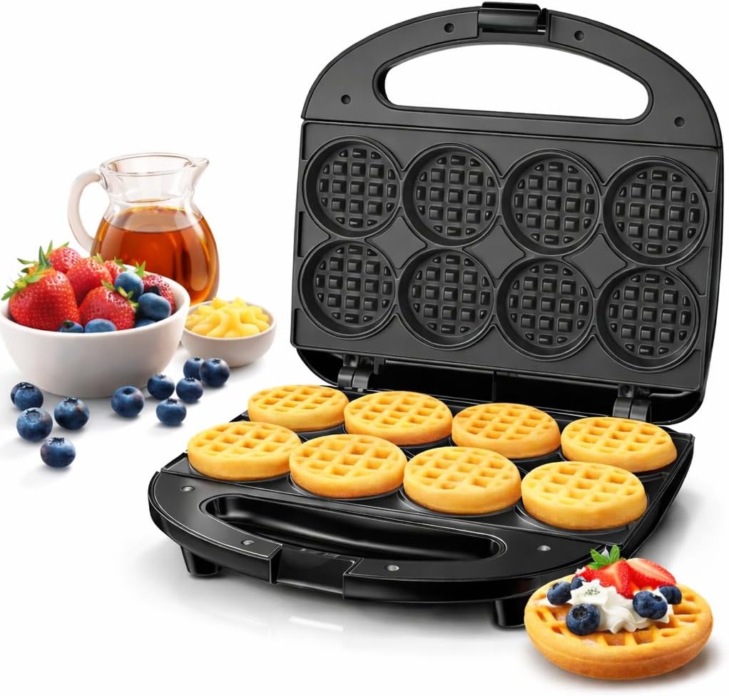OSTBA Panini Press Grill, 4-Slice Sandwich Maker with Nonstick Plates