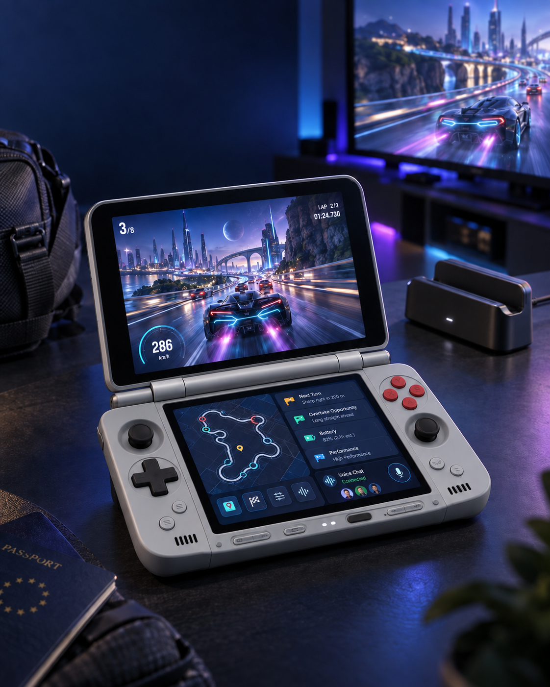 🔥Today's Special🔥Pocket 6DS G3x Gen2 Dual-Screen Handheld — 500+ Games Ready
