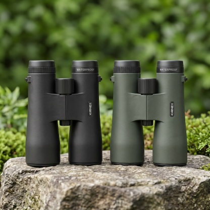 Krinex 12x50 Encounter Jumbo Binocular Telescope – Waterproof, BAK-4 Prisms, Fully Multi-Coated Optics, Tripod Adaptable, 