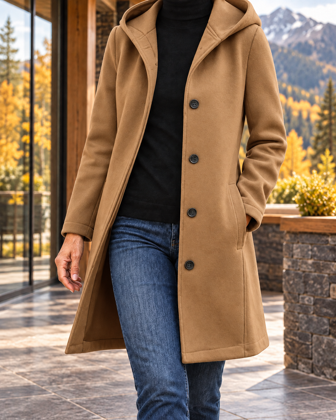 Women's Mountain Comfort Hooded Coat – Warm Relaxed Layer