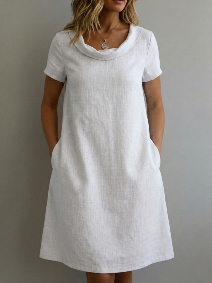 NEW ARRIVALS🔥 The A-Line Short Sleeve Easy Dress