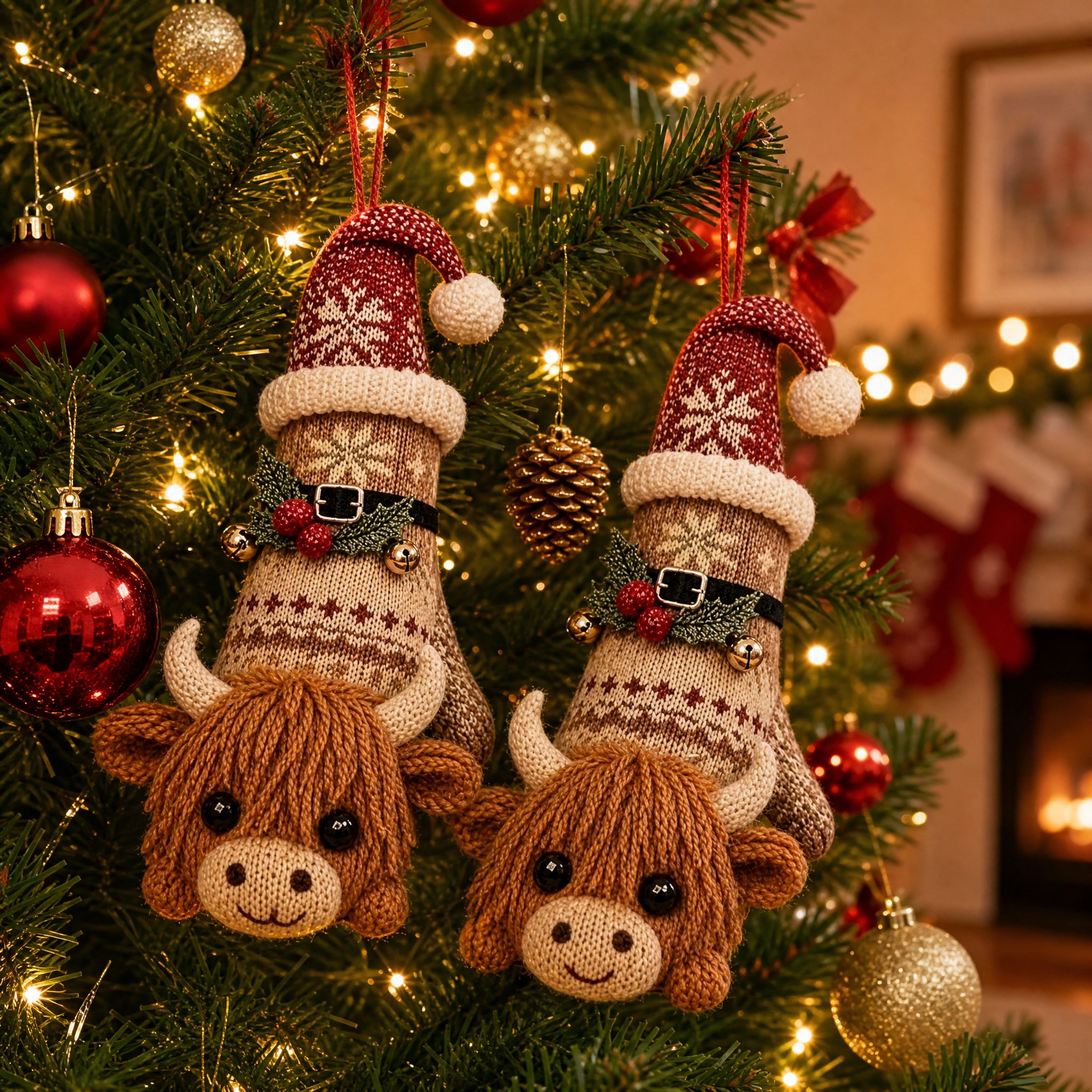 3D Knit Christmas Animal Slipper Socks | Cute Festive Soft Warm Indoor Socks