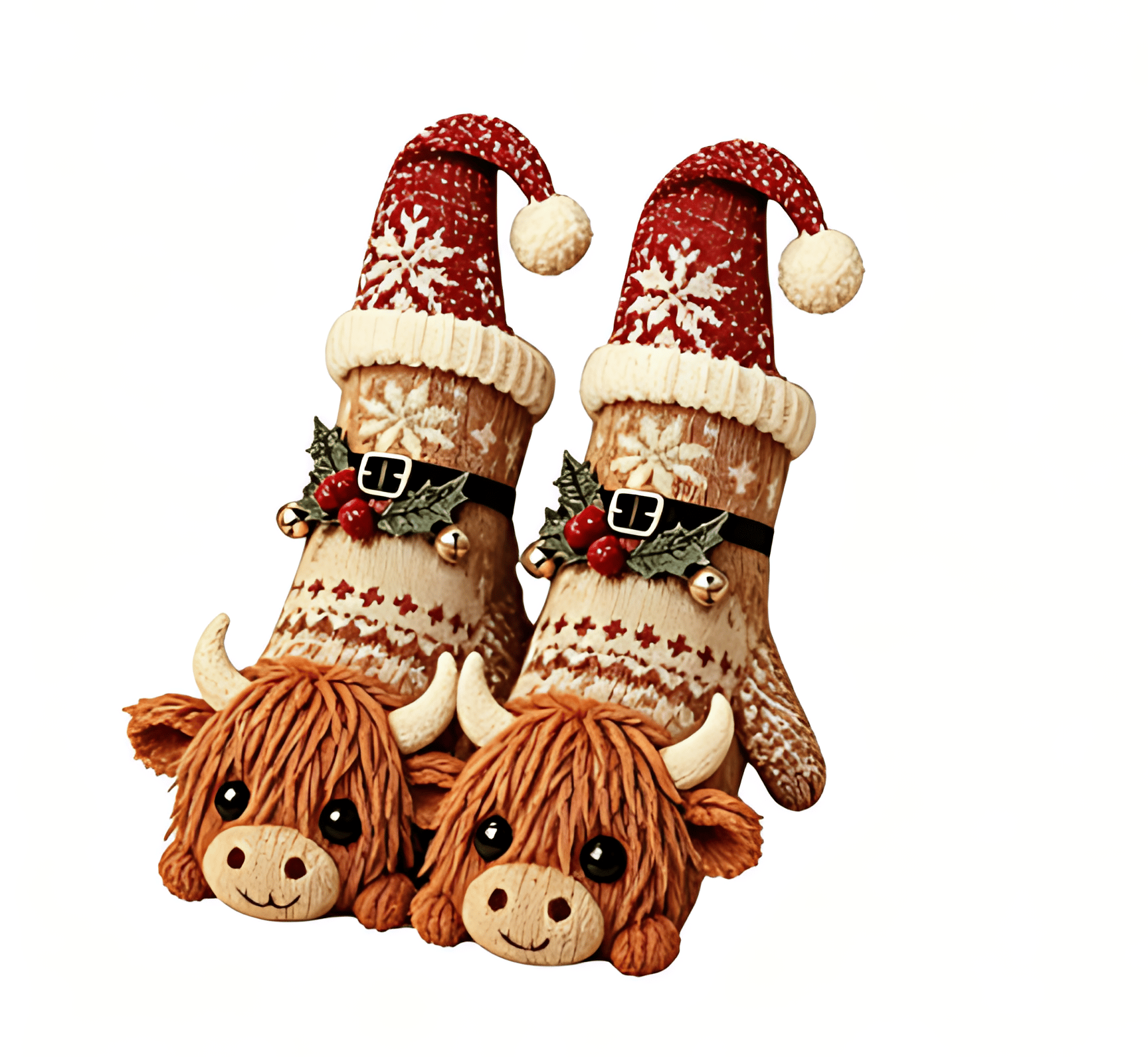 3D Knit Christmas Animal Slipper Socks | Cute Festive Soft Warm Indoor Socks