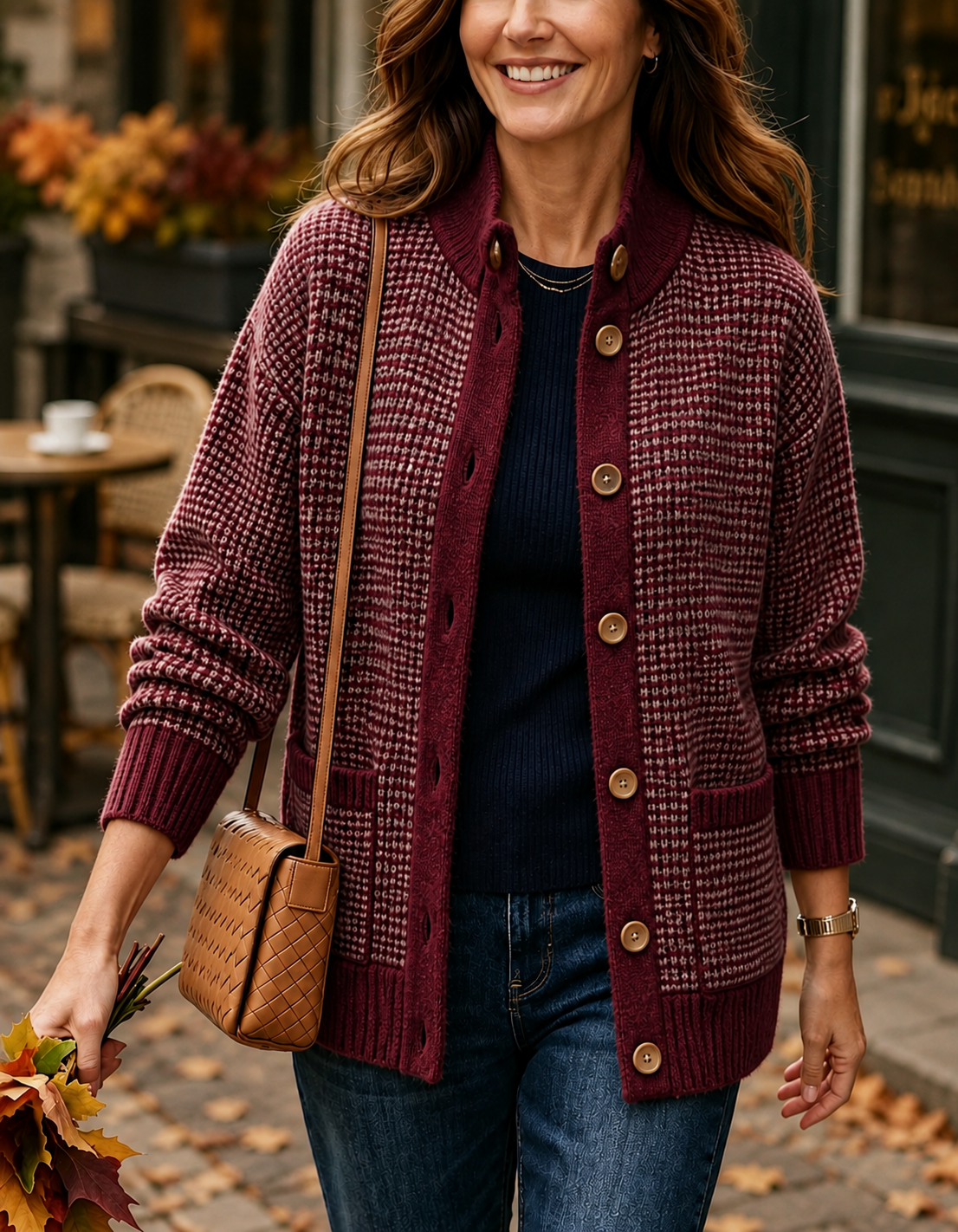 New Arrival🔥 Cozy Textured Knit Button Cardigan