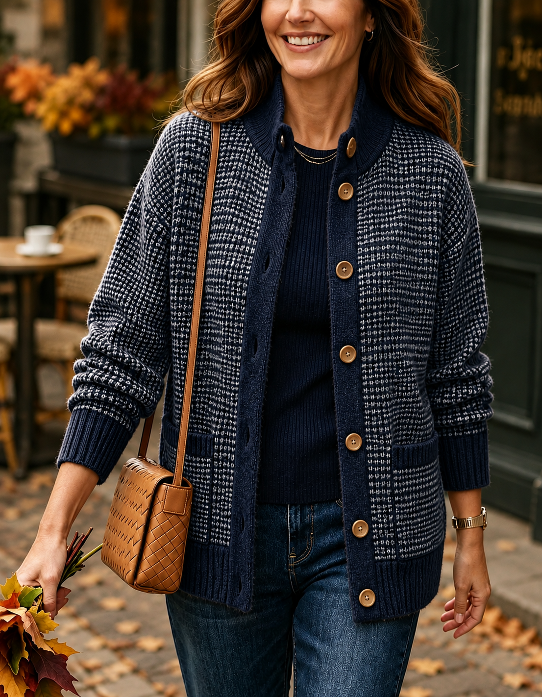 New Arrival🔥 Cozy Textured Knit Button Cardigan