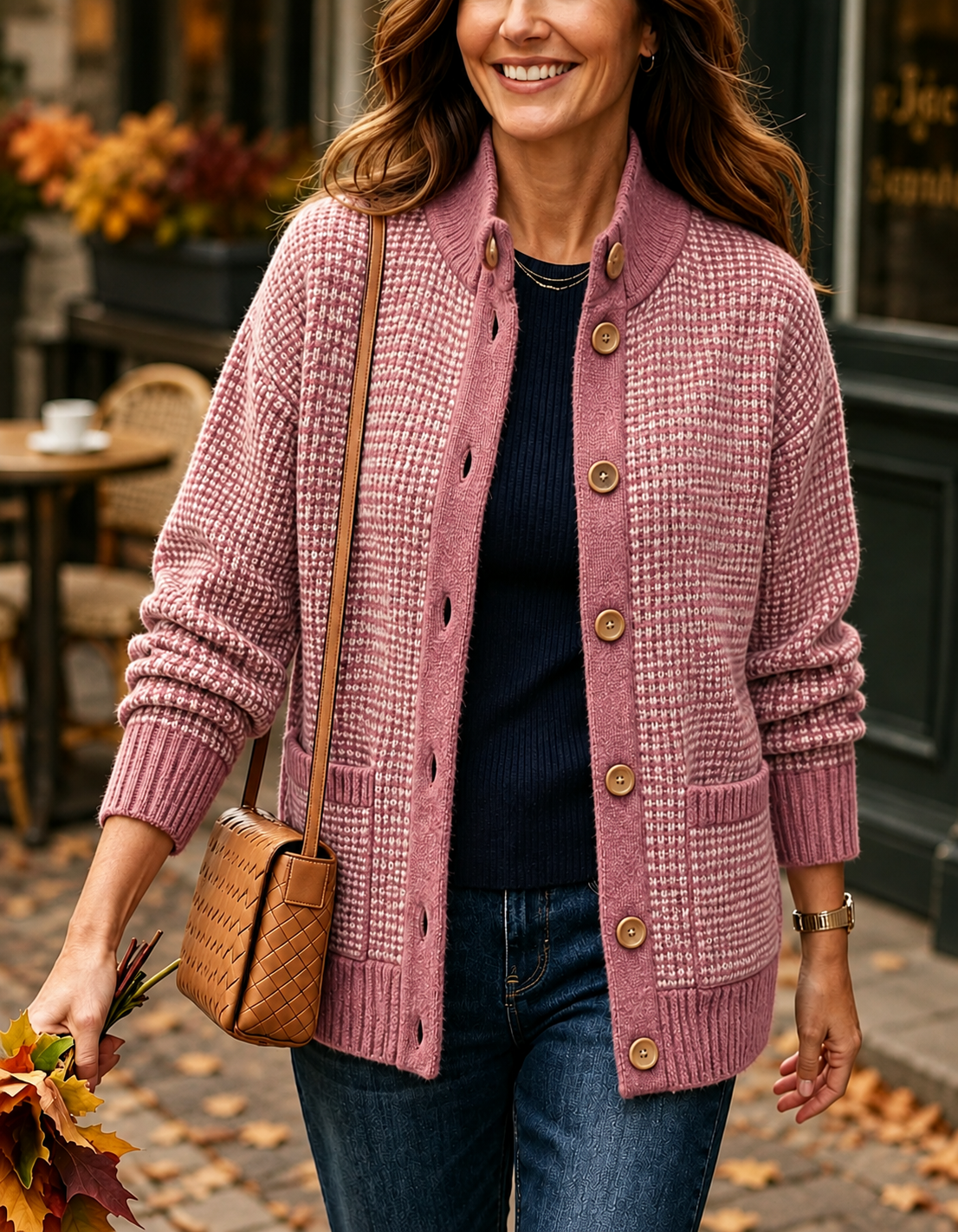 New Arrival🔥 Cozy Textured Knit Button Cardigan