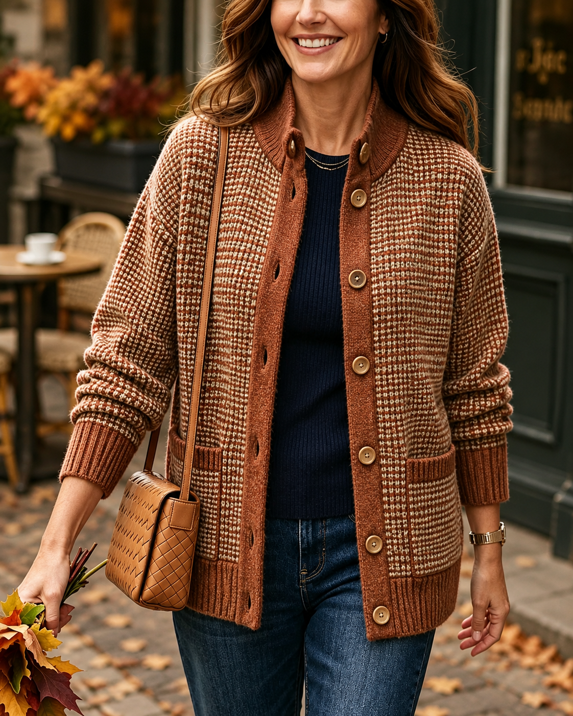 New Arrival🔥 Cozy Textured Knit Button Cardigan