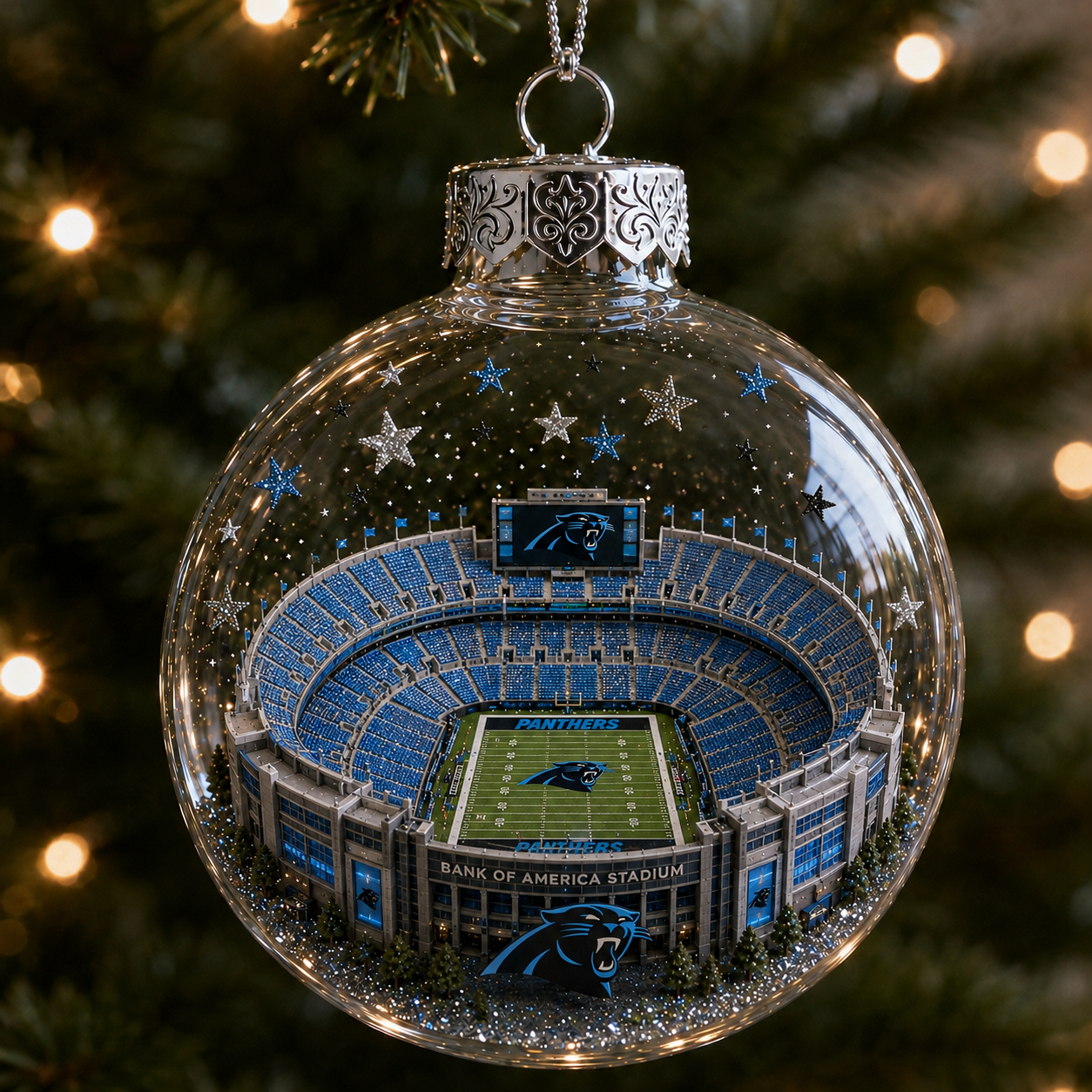 🏈 32-Team Football Stadium Light-Up Ornament