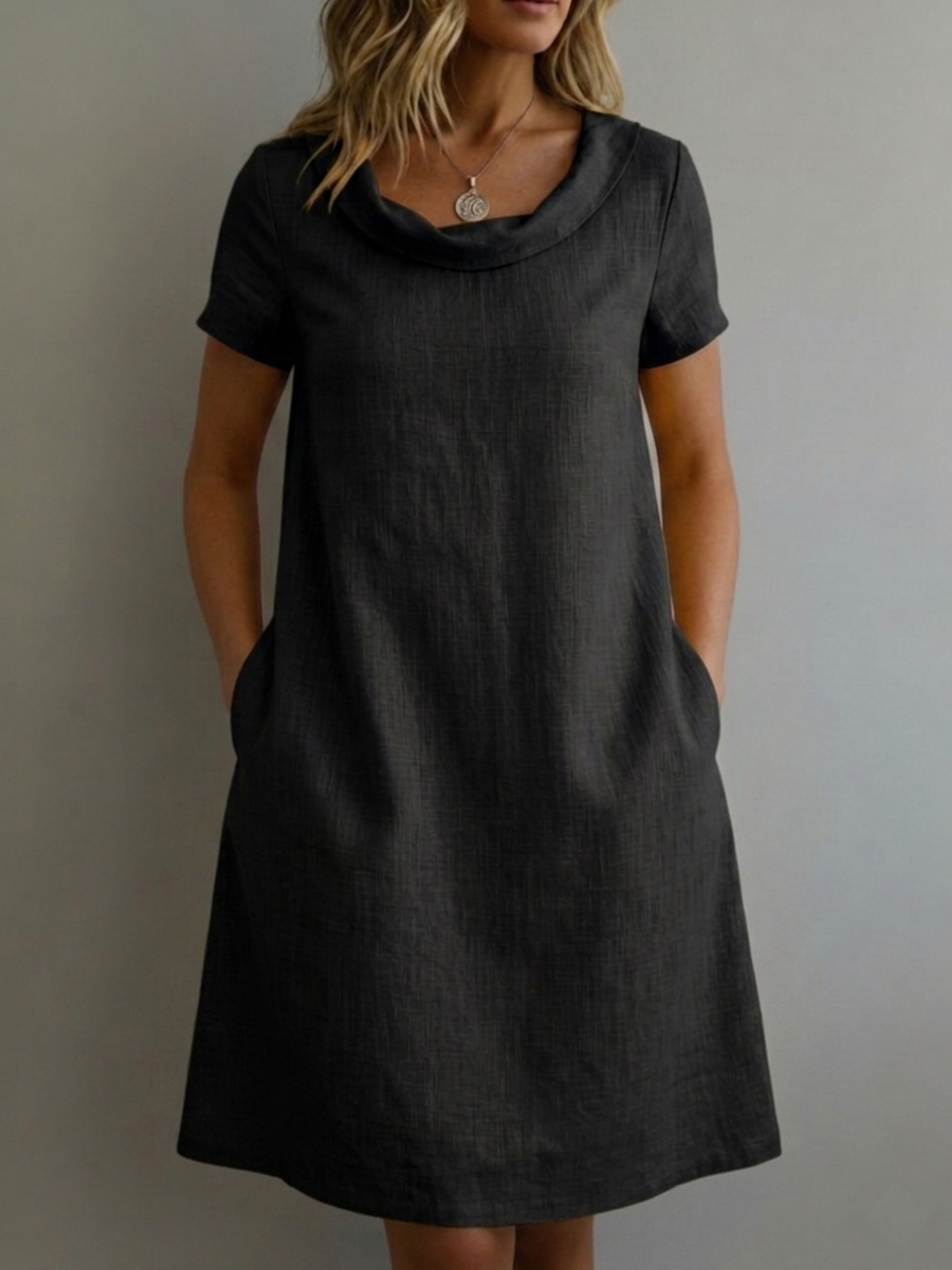 NEW ARRIVALS🔥 The A-Line Short Sleeve Easy Dress