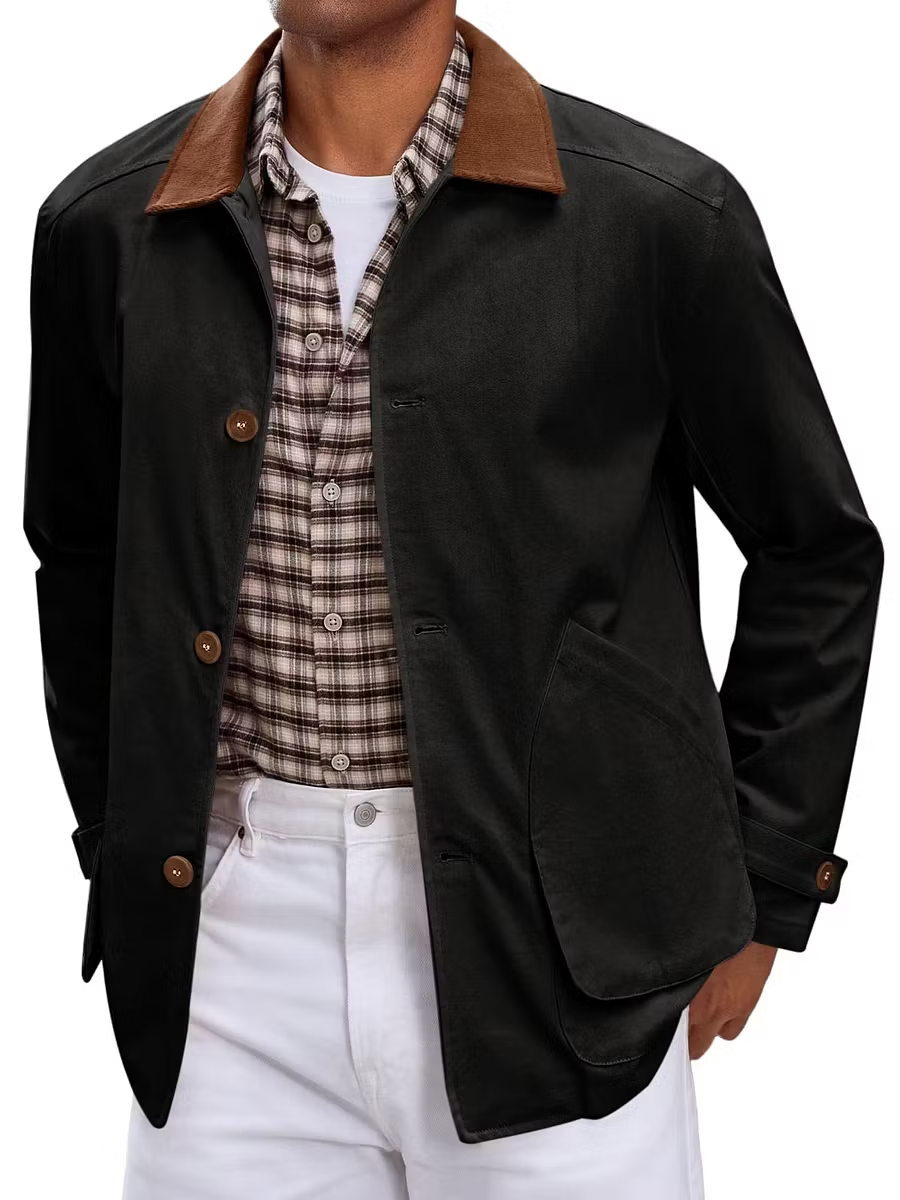 🤲LAST DAY SAVE 49% ⏰ Men's Vintage Lightweight Cotton Barn Jacket