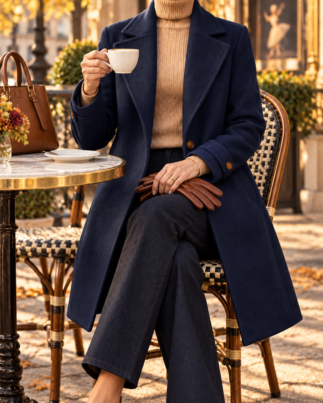 Women's City Elegance Tailored Coat – Timeless Longline Layer