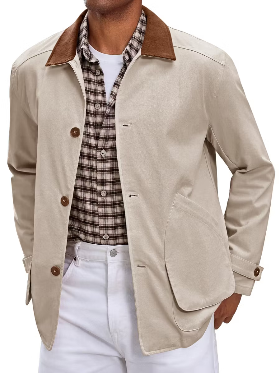 🤲LAST DAY SAVE 49% ⏰ Men's Vintage Lightweight Cotton Barn Jacket