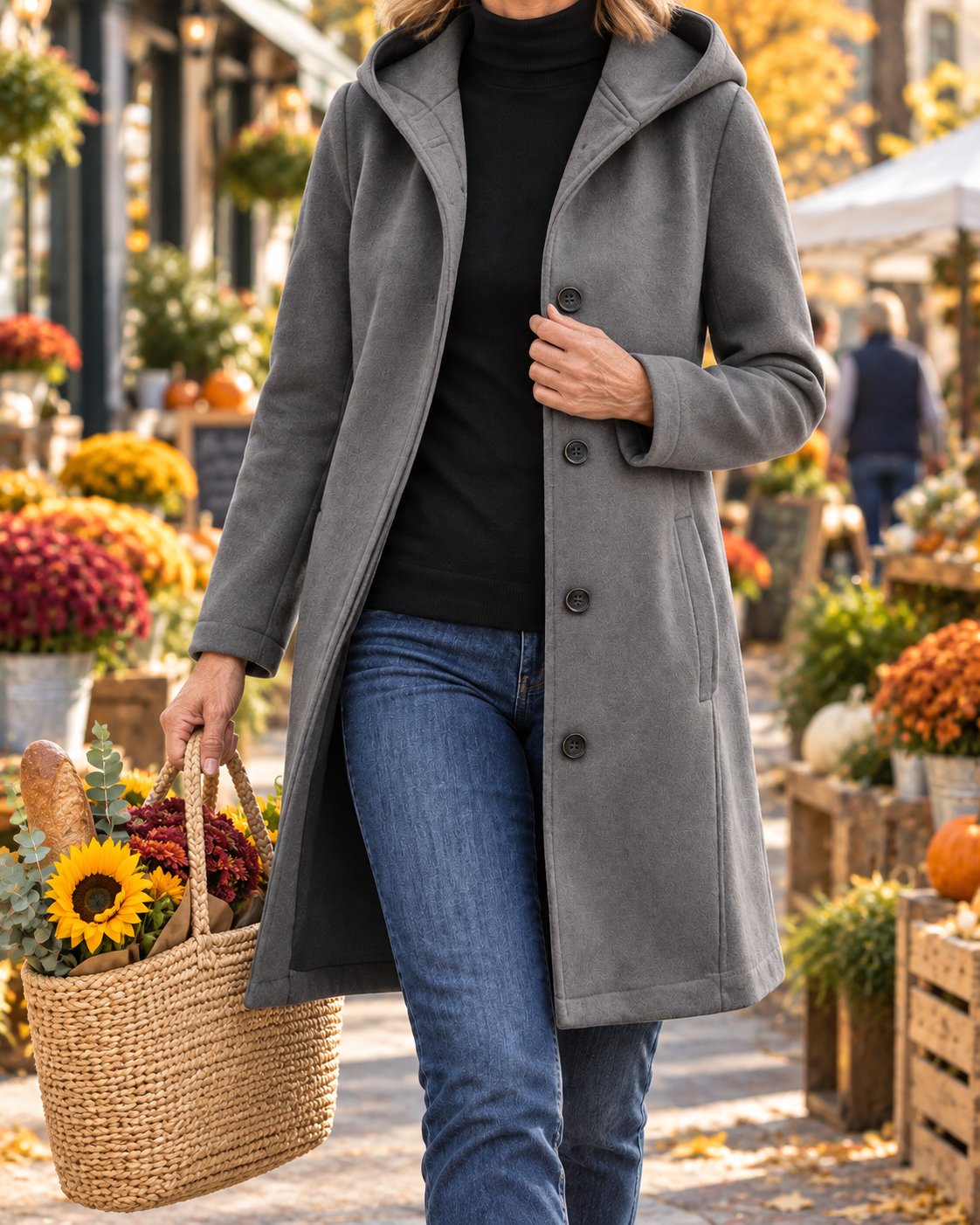 Women's Mountain Comfort Hooded Coat – Warm Relaxed Layer