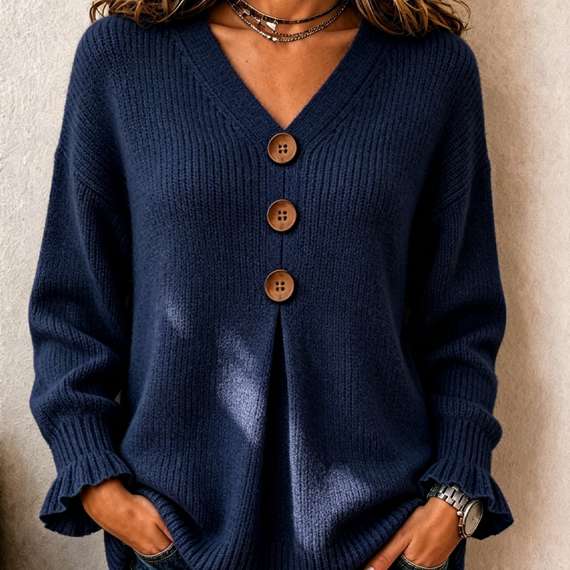 CLEARANCE SALE🔥 Women's V Neck Knit Sweater