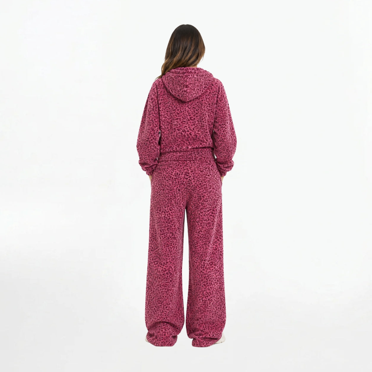 Pink Leopard Zip Up