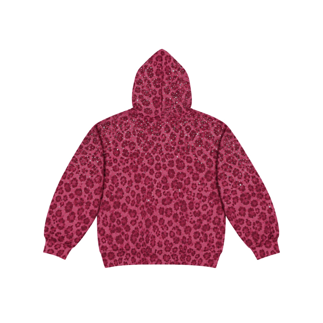 Pink Leopard Zip Up