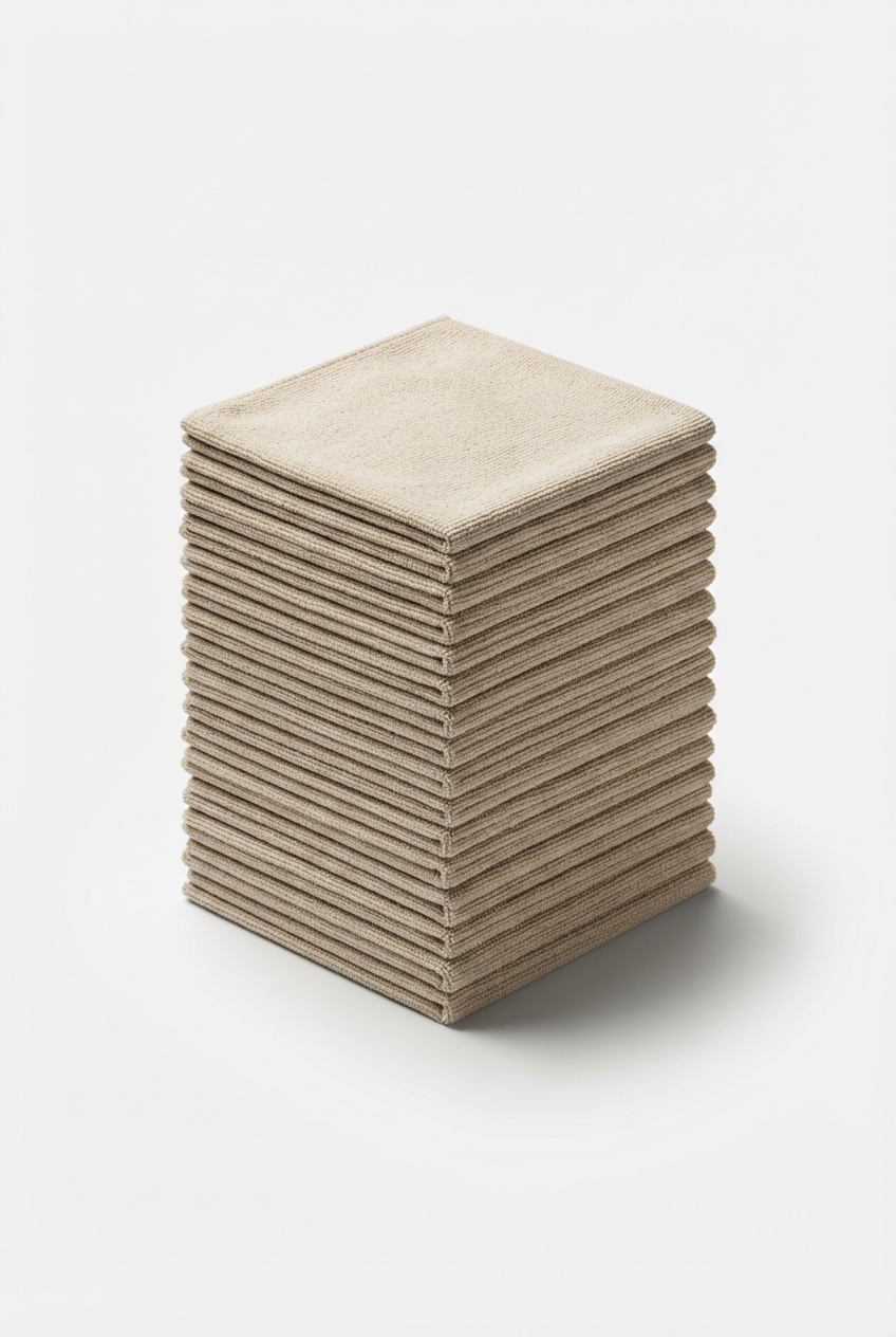 Pack of microfiber cleaning cloths