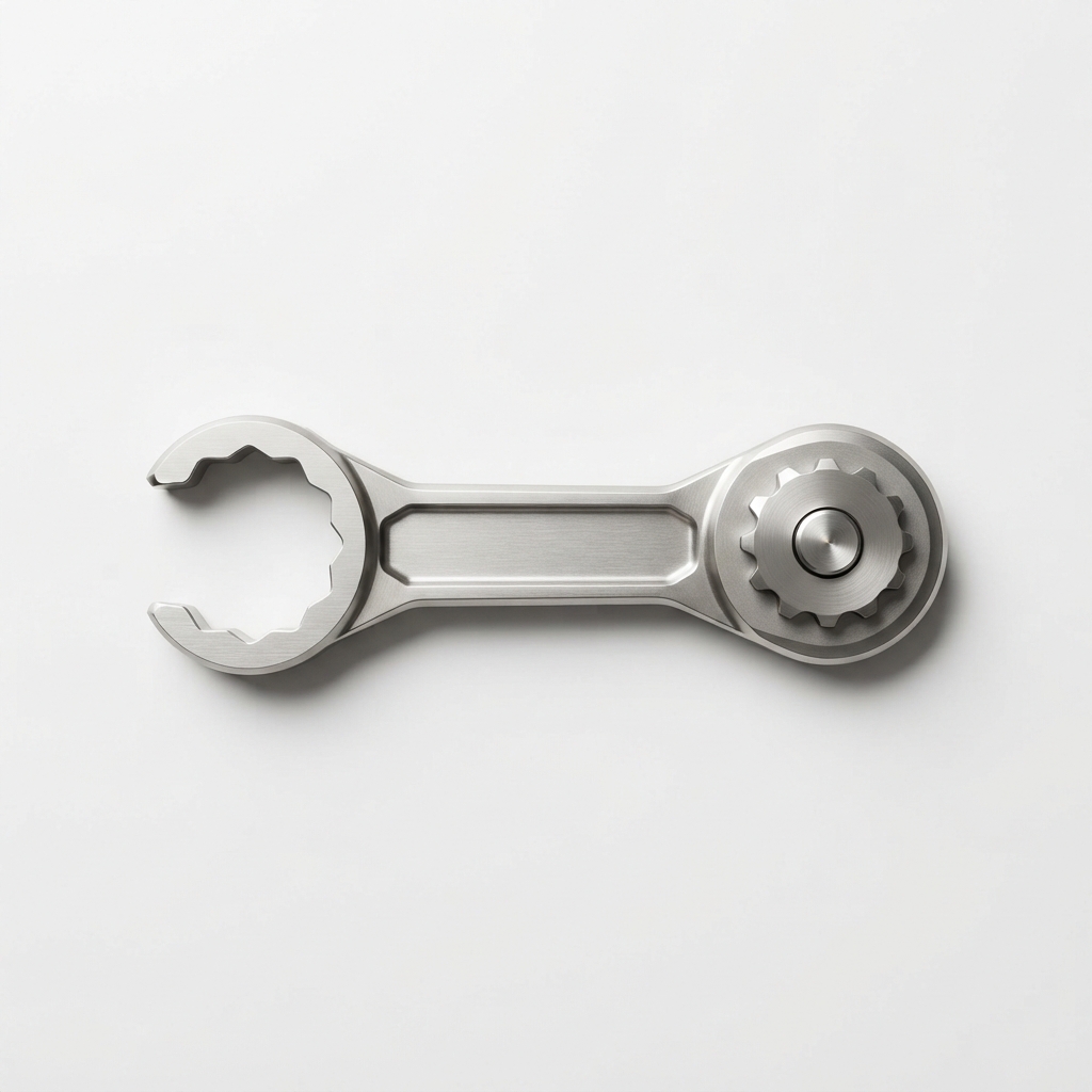 Silver gear alignment wrench for marine engines