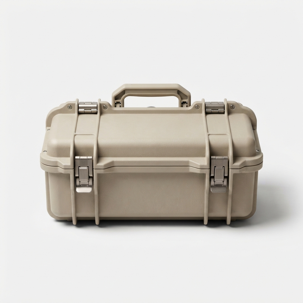Beige marine rigging tool kit with pouch