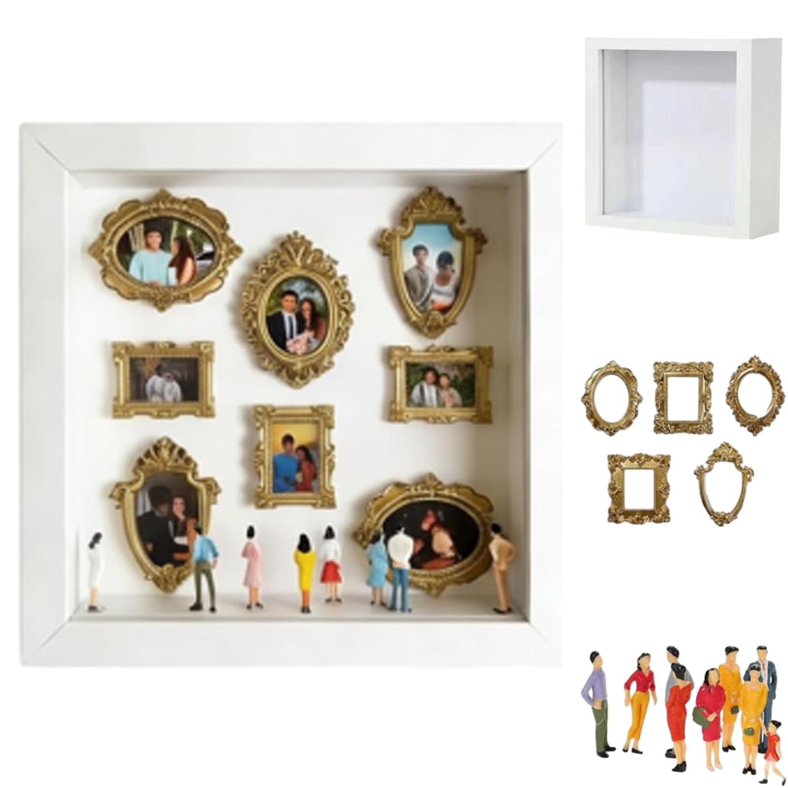 Mini Museum Silhouette Box – Personalized Memory Display & Keepsake Gift