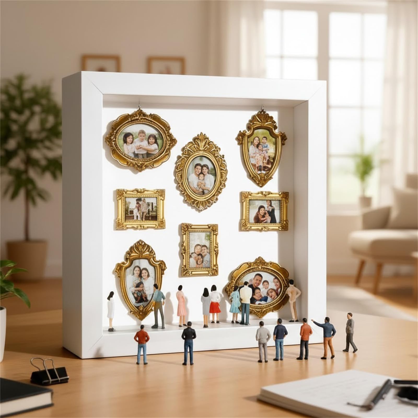 Mini Museum Silhouette Box – Personalized Memory Display & Keepsake Gift