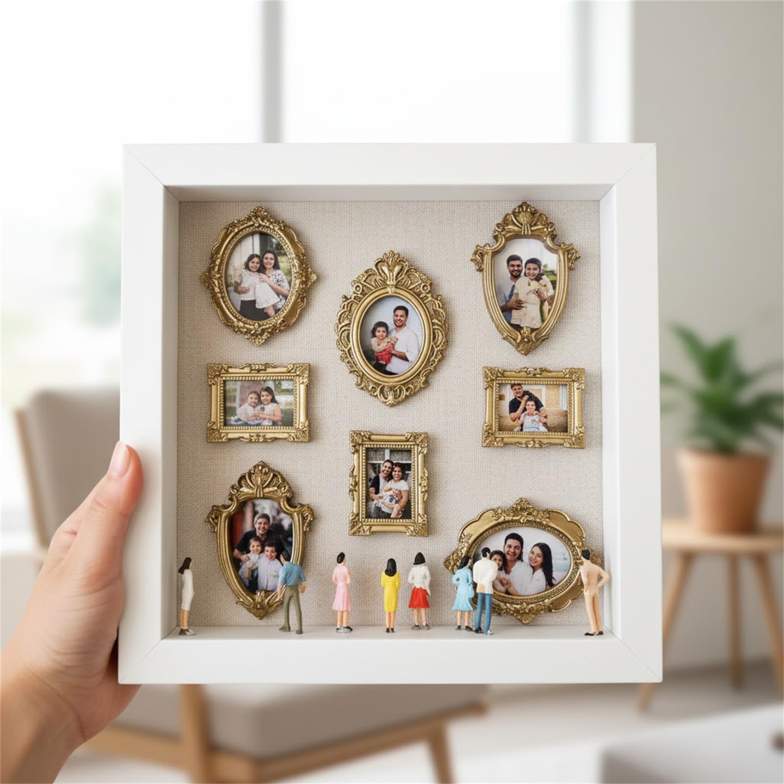 Mini Museum Silhouette Box – Personalized Memory Display & Keepsake Gift
