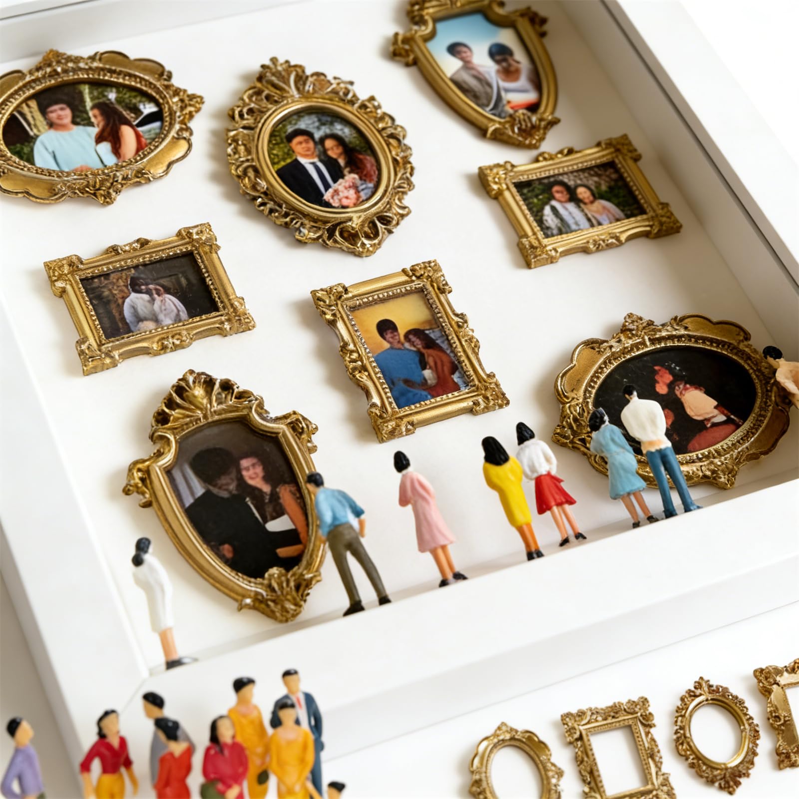 Mini Museum Silhouette Box – Personalized Memory Display & Keepsake Gift