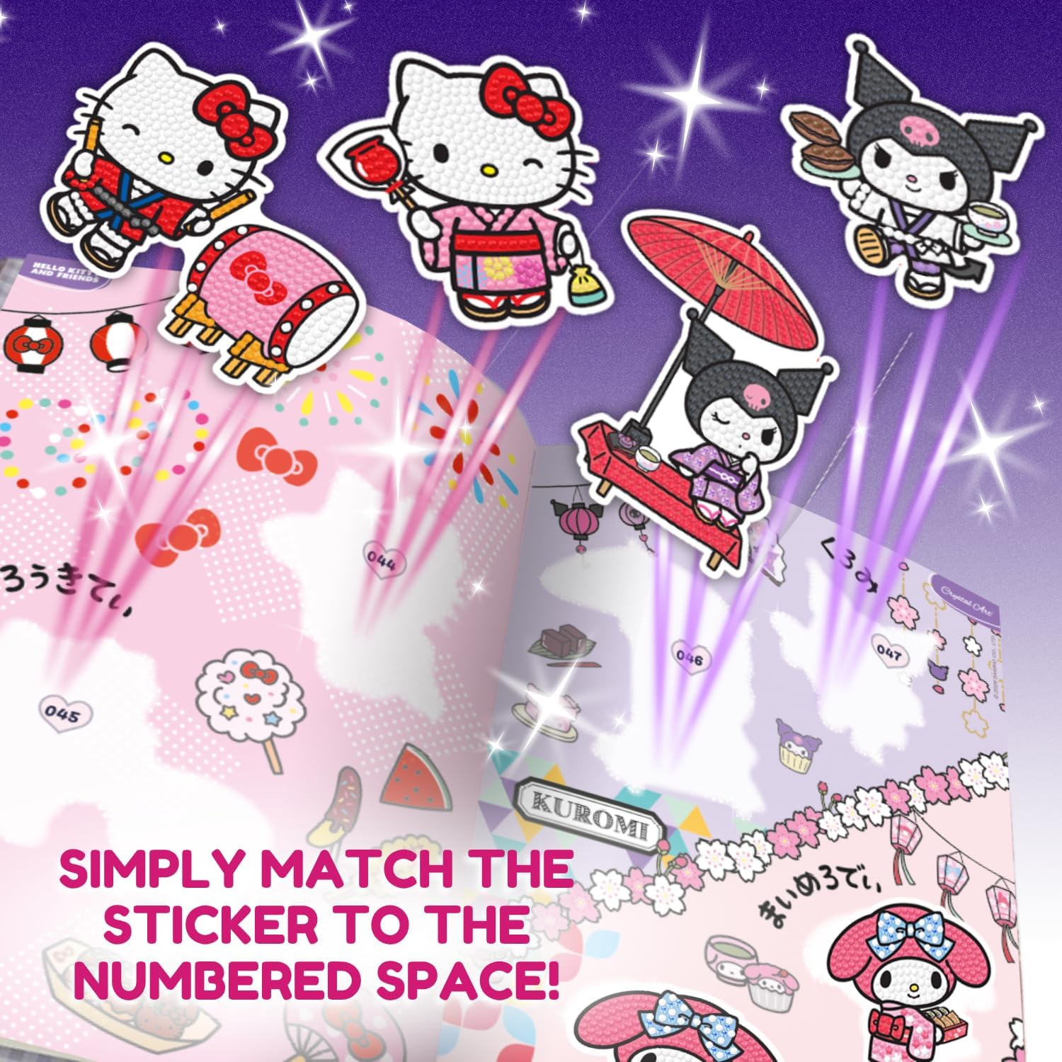 Diamond Painting Sticker Collection Book – 102PCS Cute DIY Sticker Kit