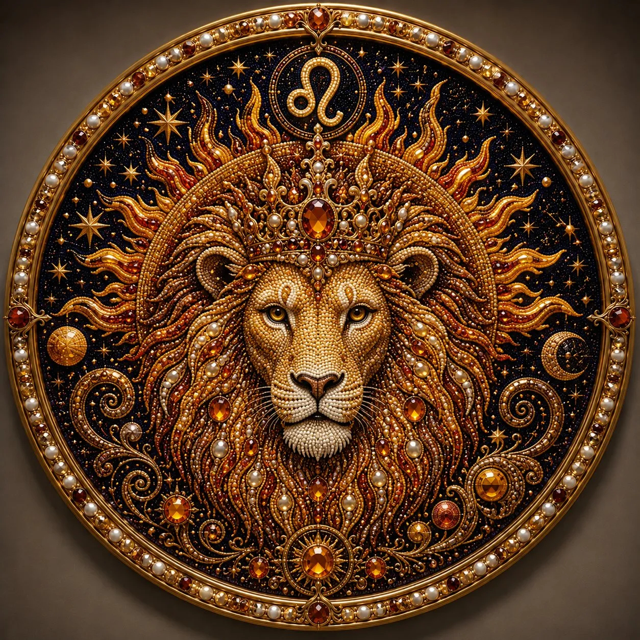 12 Zodiac Signs Pearl Art Kit – DIY 3D Astrology Wall Decor