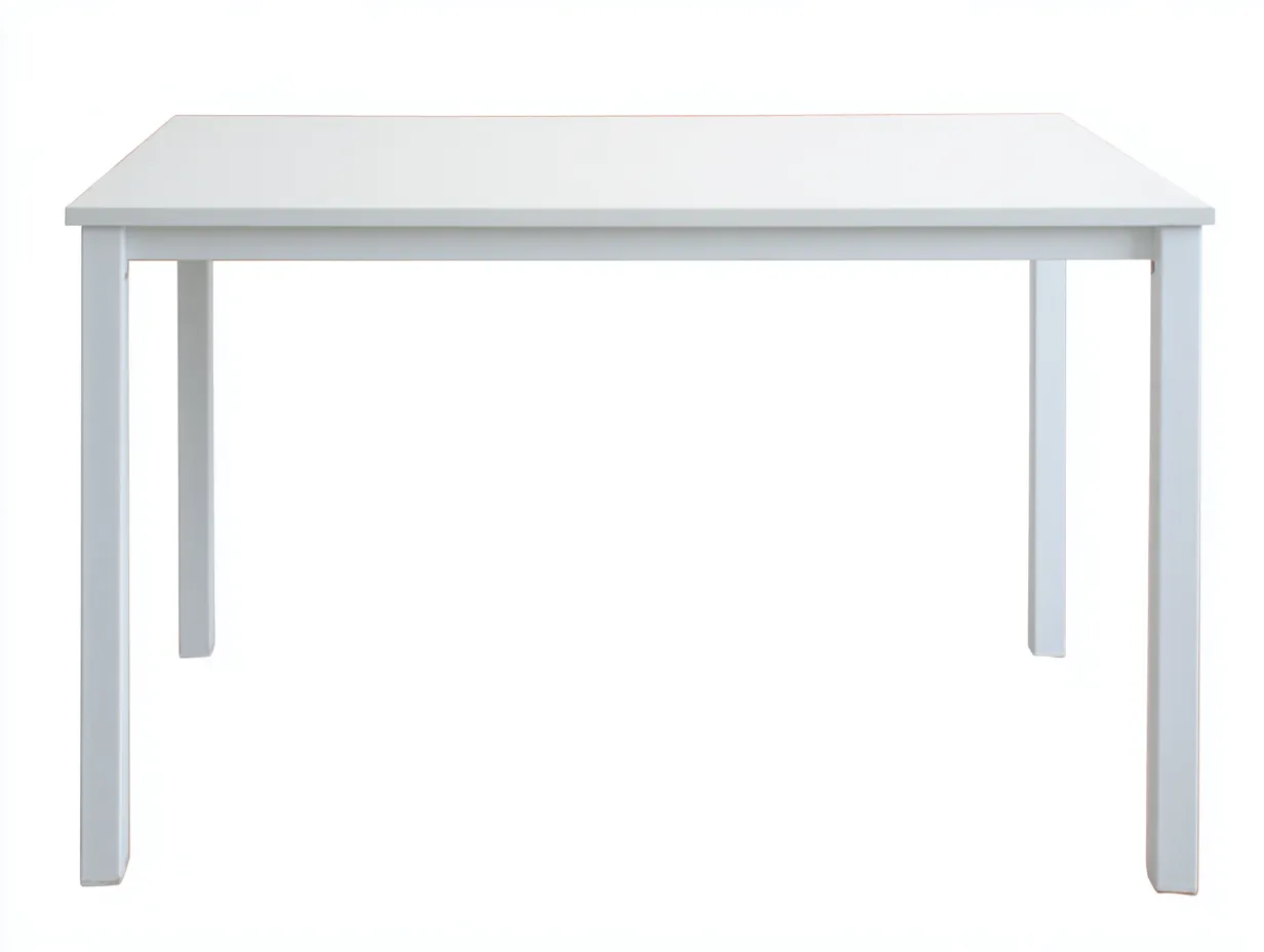 Tavolo da pranzo da esterno 160×90×75 cm - bianco - design rettangolare moderno-Kalenvahouse