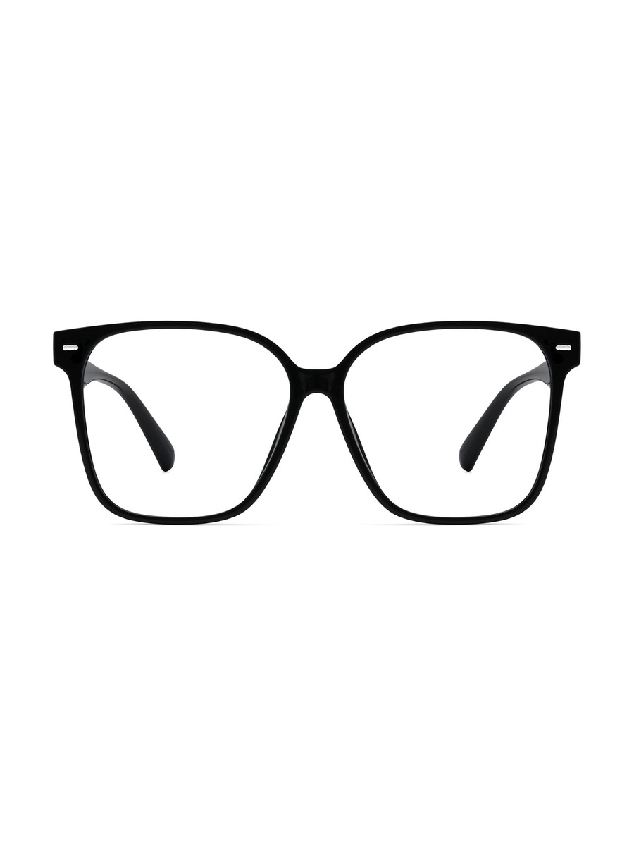 Alessia Glasses Square Eyeglasses - Black