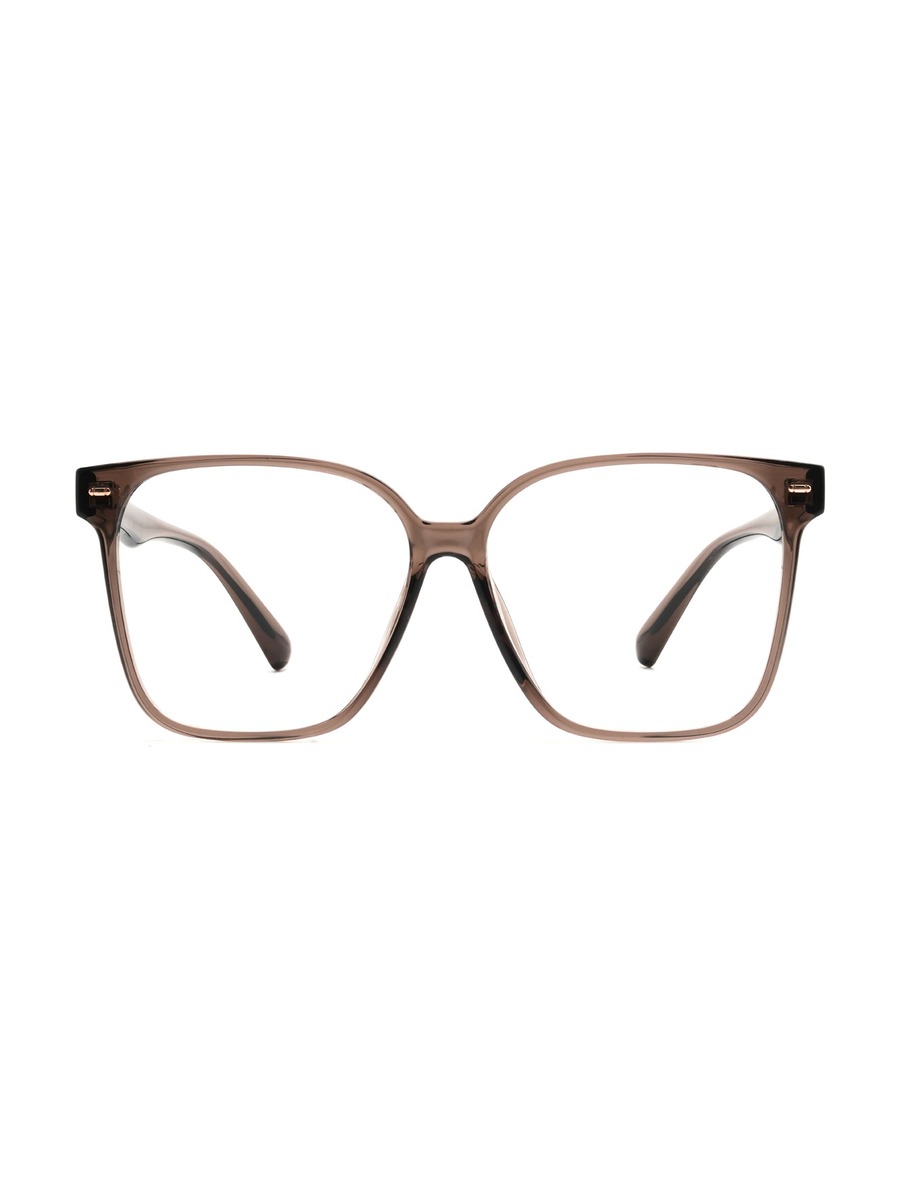 Alessia Glasses Square Eyeglasses - Brown