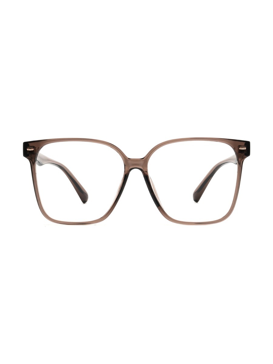 Alessia Glasses Square Eyeglasses - Brown