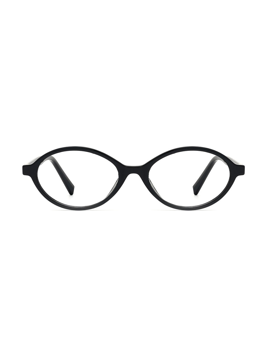 Andrea Glasses Oval Eyeglasses - Black