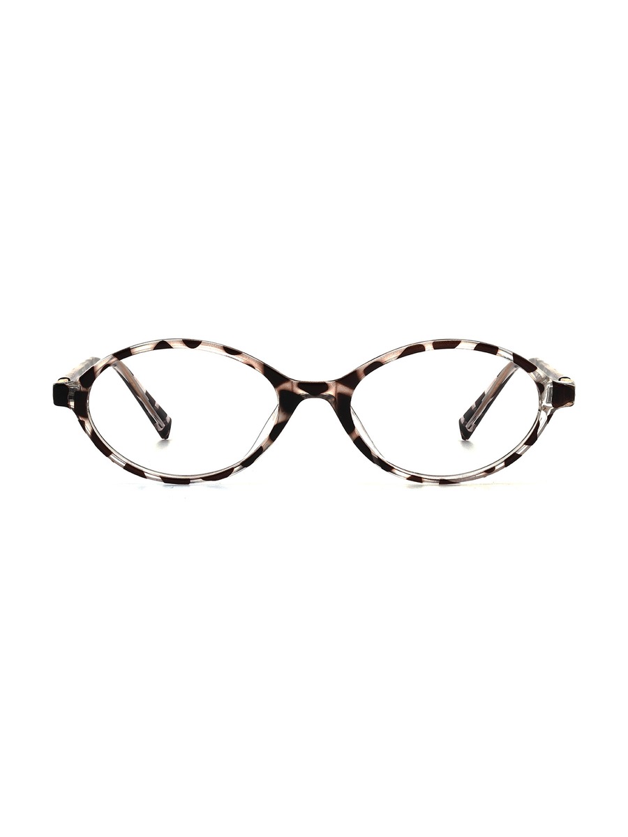 Andrea Glasses Oval Eyeglasses - Grey/Stripe