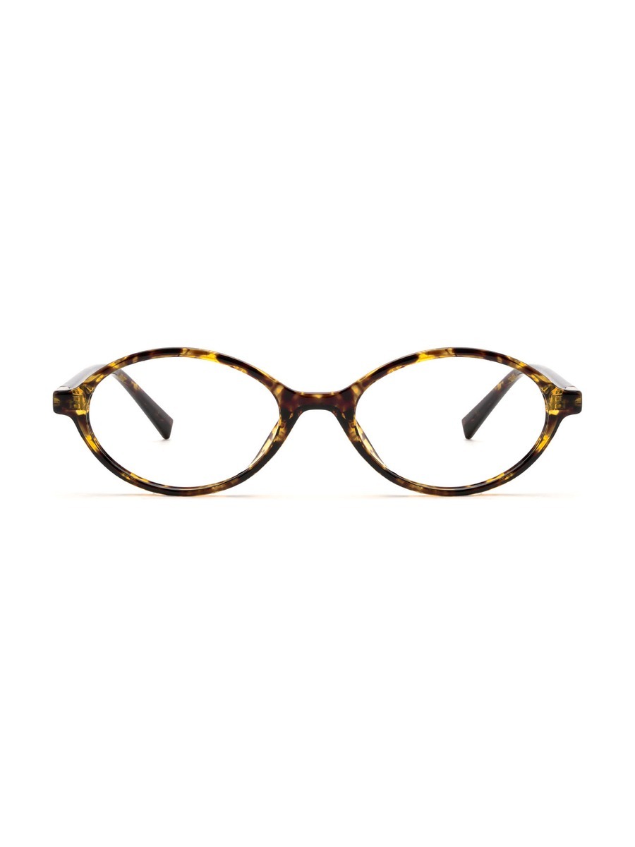 Andrea Glasses Oval Eyeglasses - Yellow/Tortoiseshell