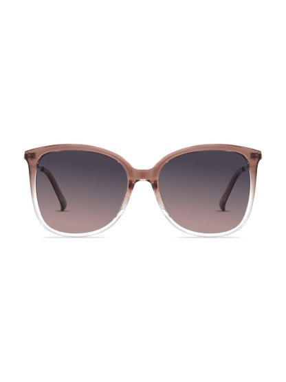 Annabella Glasses Square Sunglasses - Gradient-Brown/Gradual-Purple