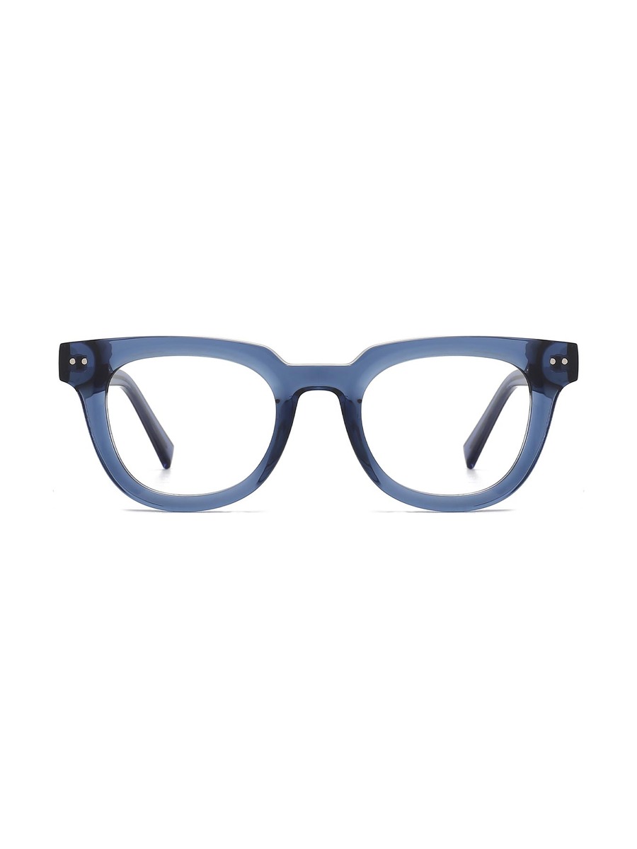 Arlo Glasses Square Eyeglasses - Blue